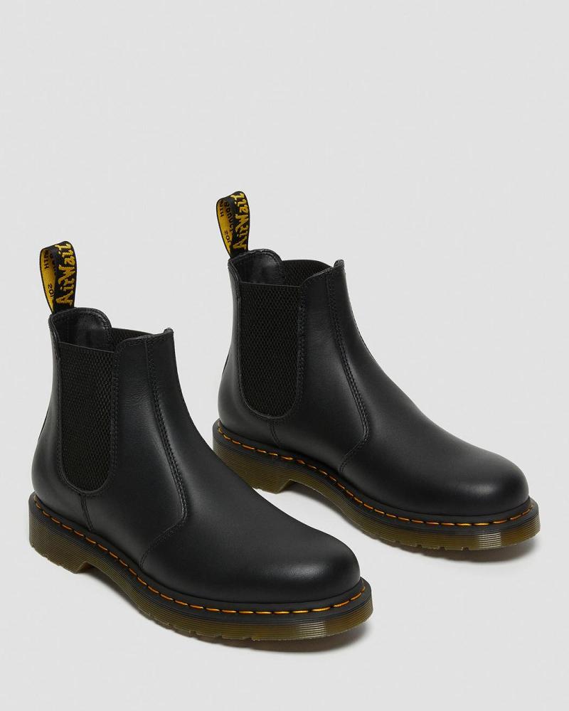 Botines Chelsea Dr Martens 2976 Nappa Cuero Hombre Negros | MX 321RVD